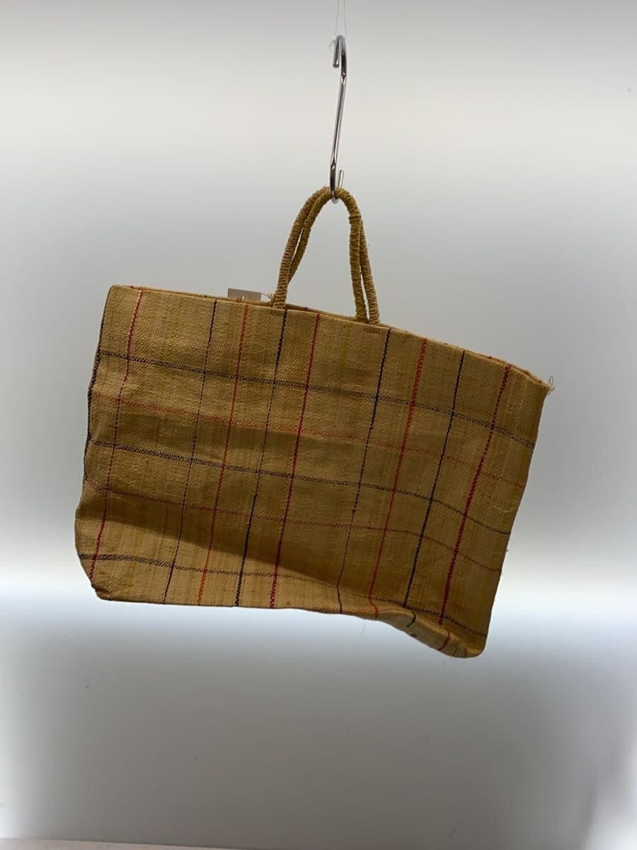 agnes b. Tote Bag BEG Check 3