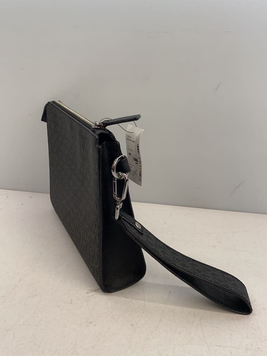 MICHAEL KORS Second Bag BLK All Over Pattern 37U2LCOU6B Clutch MK 2