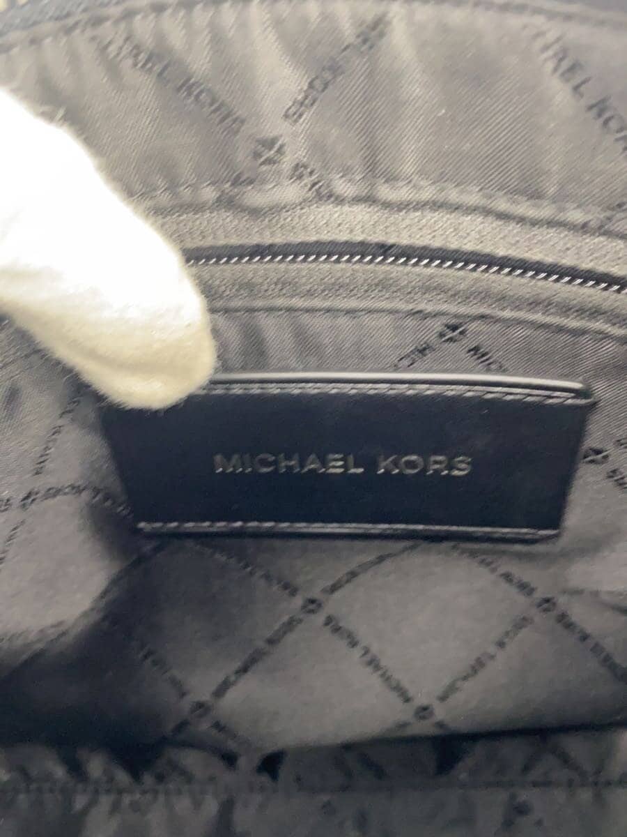 MICHAEL KORS Second Bag BLK All Over Pattern 37U2LCOU6B Clutch MK 5