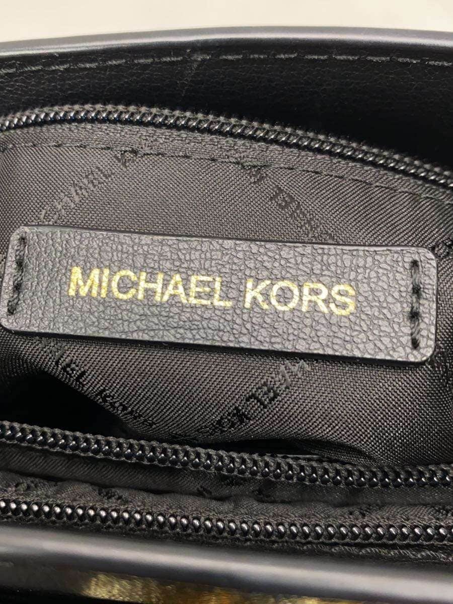 MICHAEL KORS Handbag Leather BLK Solid nb-2001 5