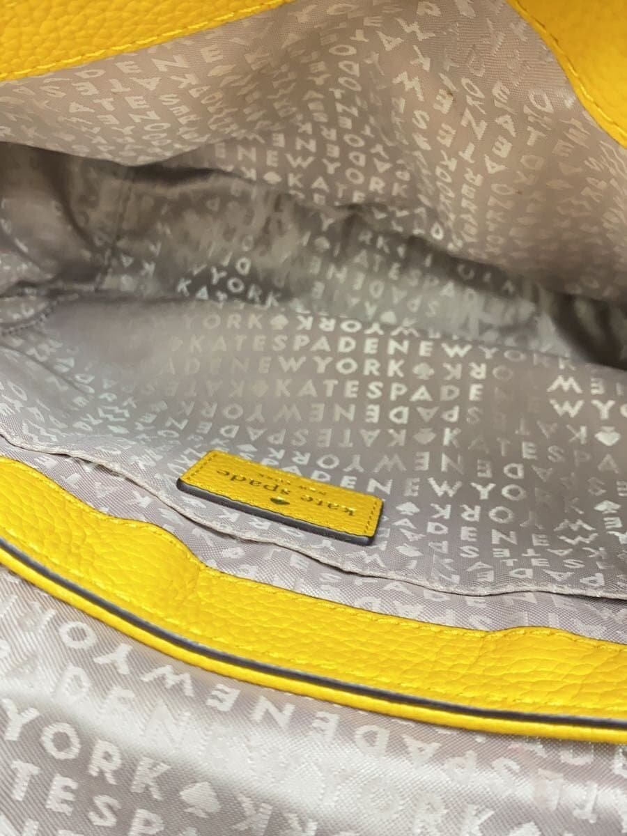 kate spade new york Shoulder Bag Leather YLW 6