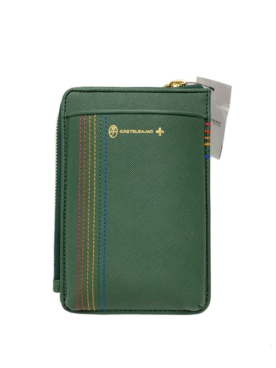 CASTELBAJAC Shoulder Bag Leather GRN Solid