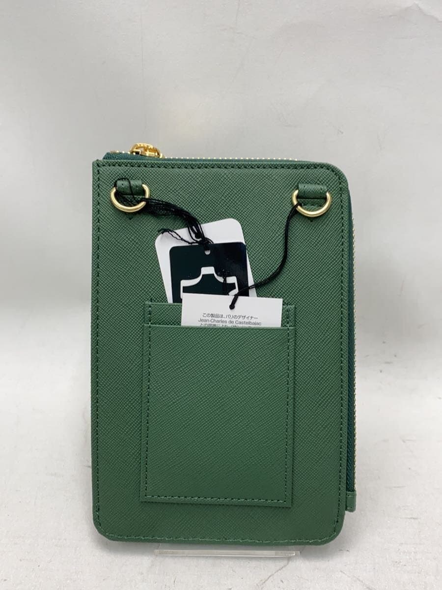 CASTELBAJAC Shoulder Bag Leather GRN Solid 3