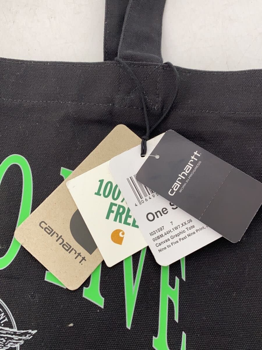 Carhartt Tote Bag Canvas BLK Print 7
