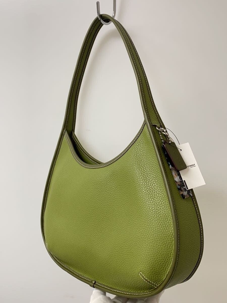 Coachtopia Shoulder Bag Leather GRN Solid CQ018 One Shoulder 2