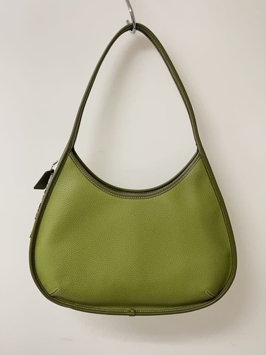 Coachtopia Shoulder Bag Leather GRN Solid CQ018 One Shoulder 3