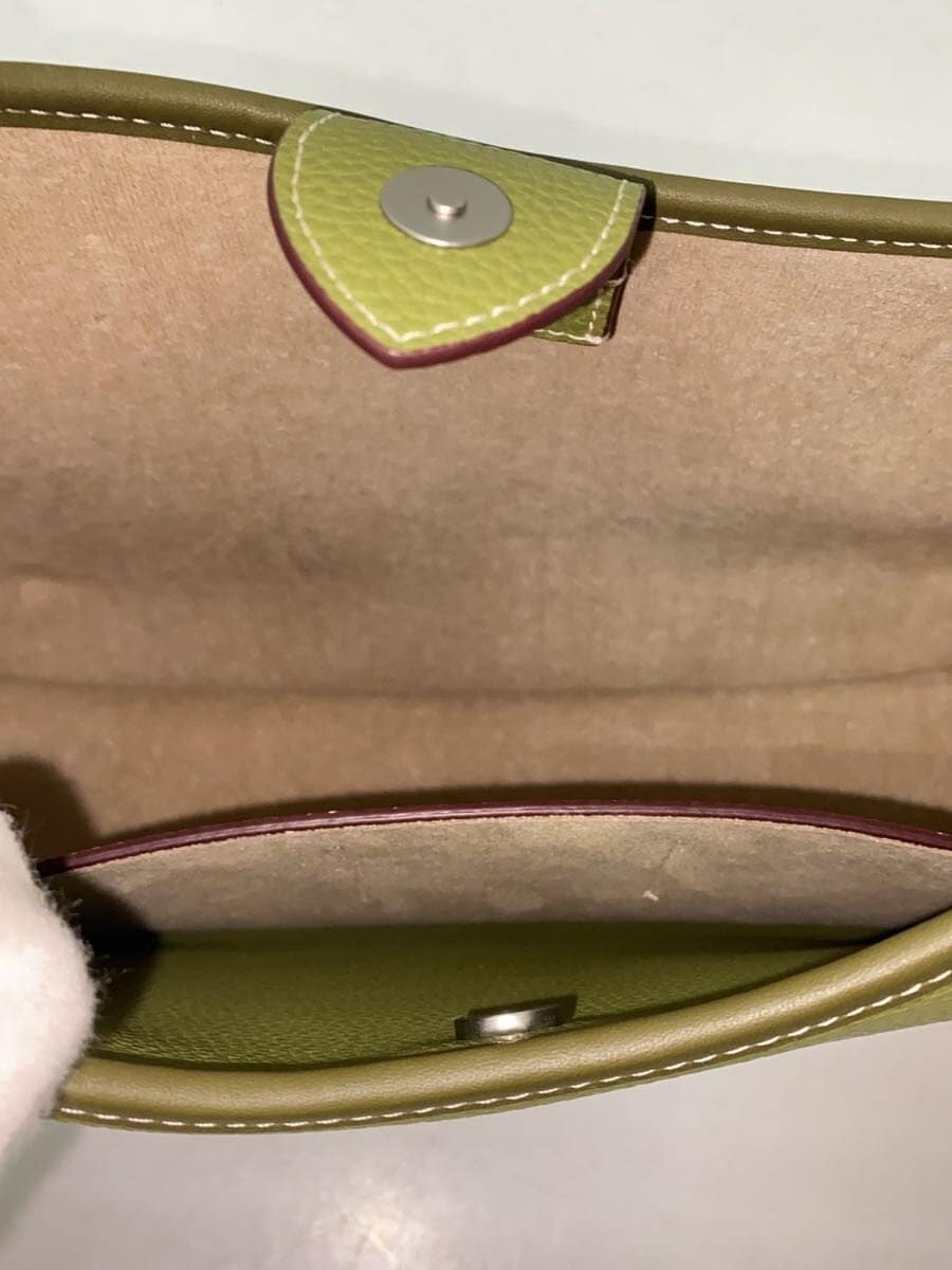 Coachtopia Shoulder Bag Leather GRN Solid CQ018 One Shoulder 5