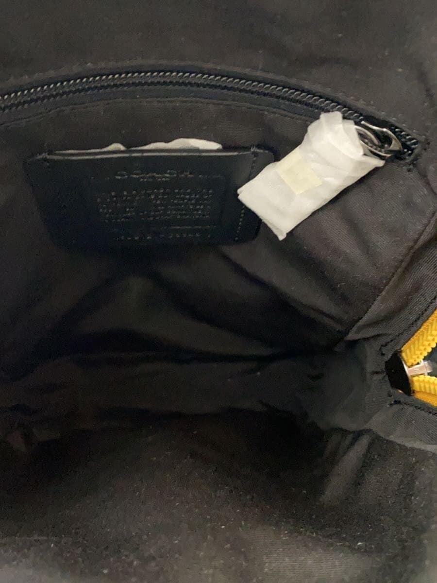 COACH Shoulder Bag Leather BLU 6