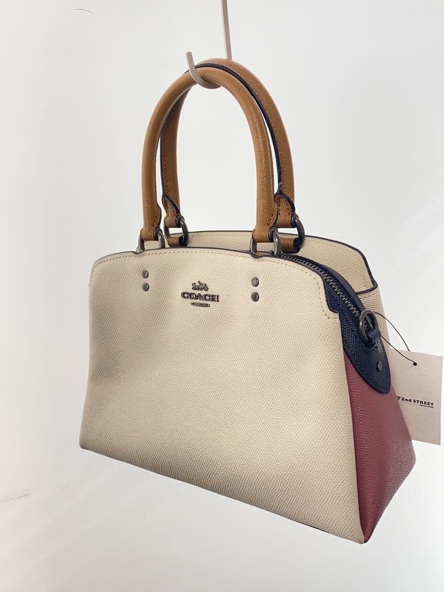 COACH Handbag Leather B2080-2731 Cream Pink by Color 2