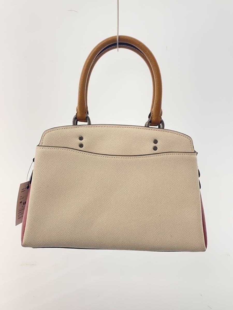 COACH Handbag Leather B2080-2731 Cream Pink by Color 3