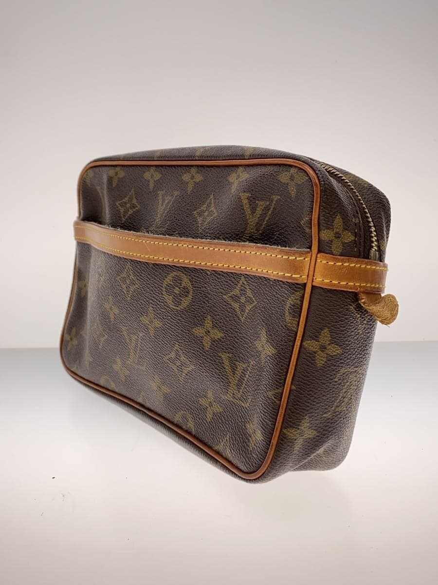 LOUIS VUITTON Compiègne 23 Monogram Canvas Leather BRW Allover Pattern M51847 2