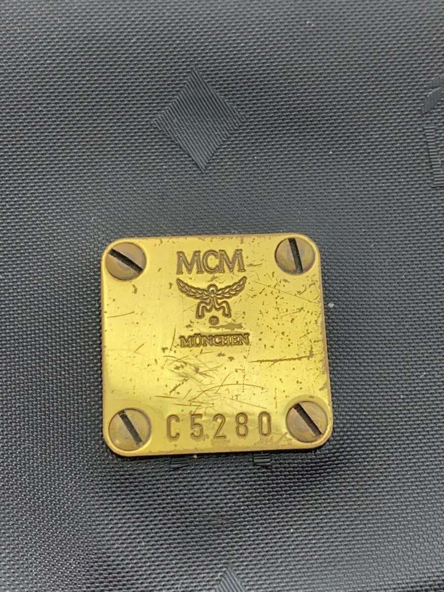 MCM Shoulder Bag Leather BLK 4