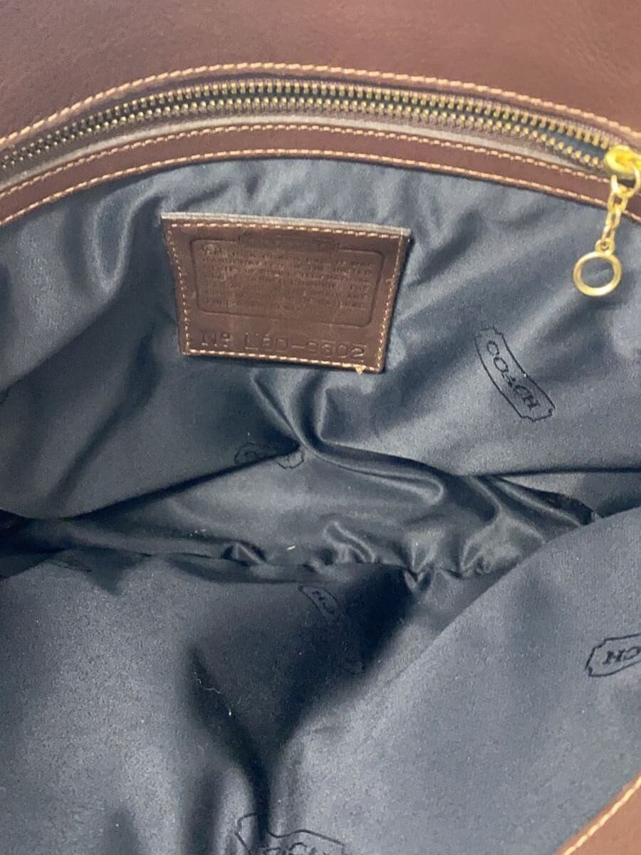 COACH Tote Bag Leather BRW Solid L8D-9302 6