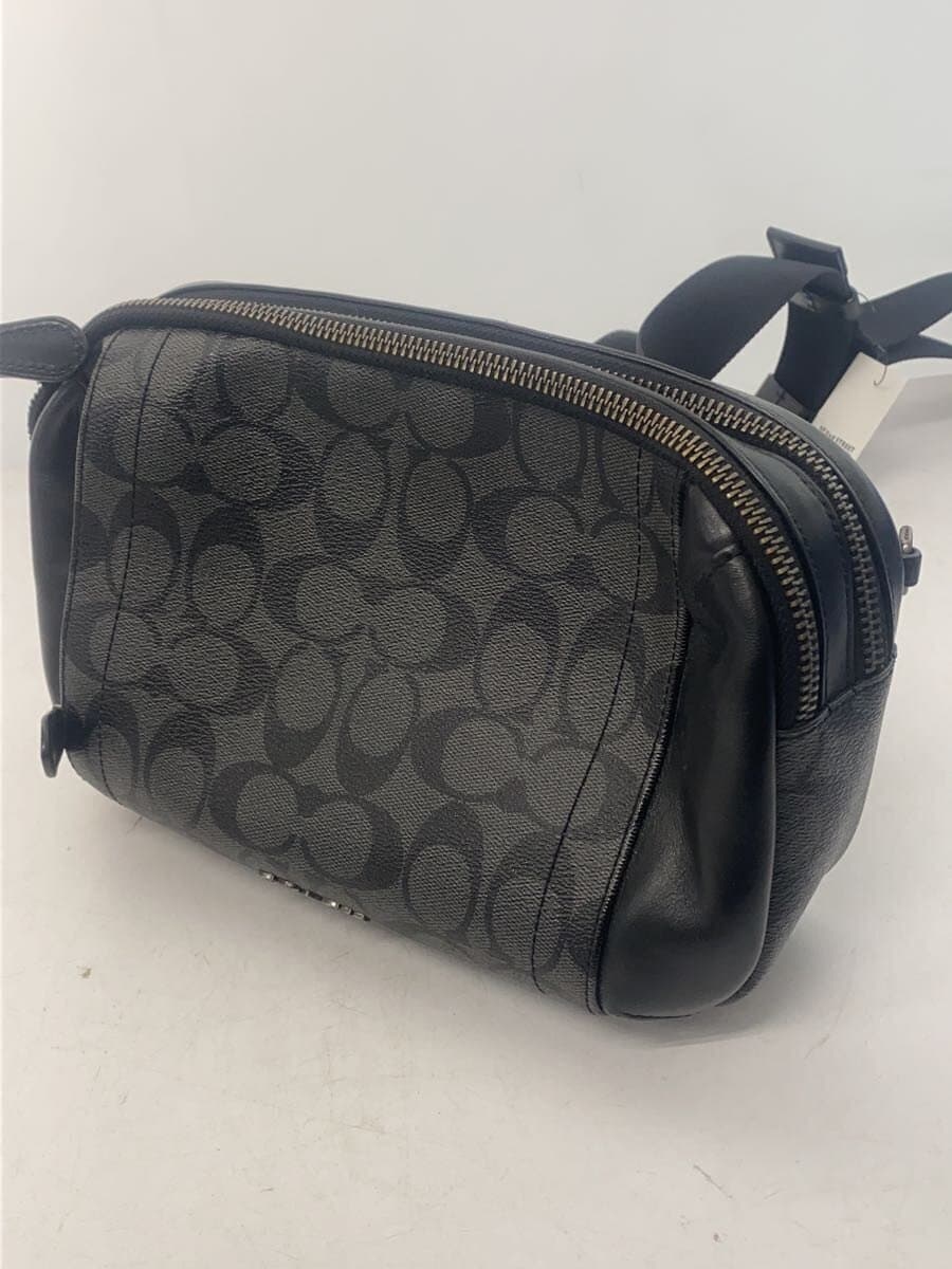 COACH Graham Utility _Signature_Black PVC BLK All Over Pattern 2