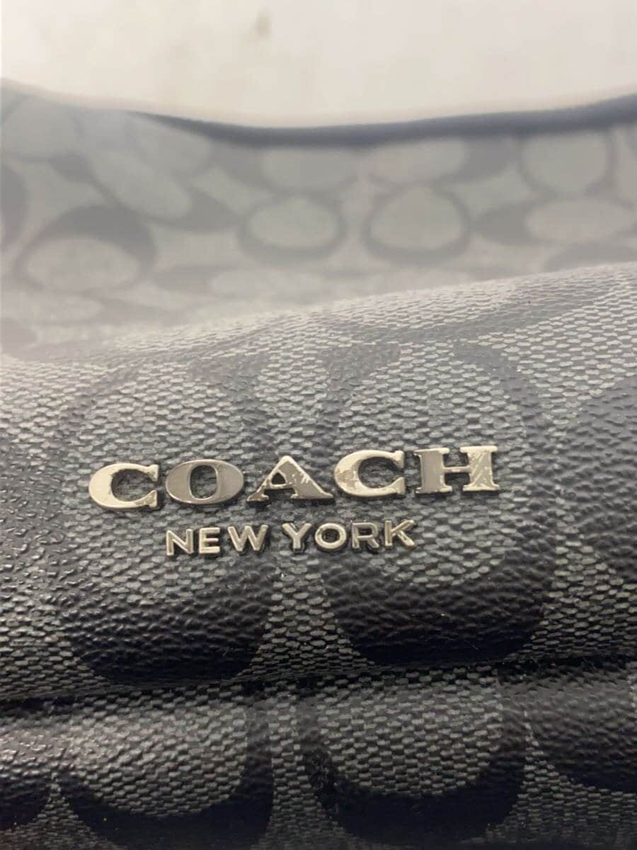 COACH Graham Utility _Signature_Black PVC BLK All Over Pattern 5