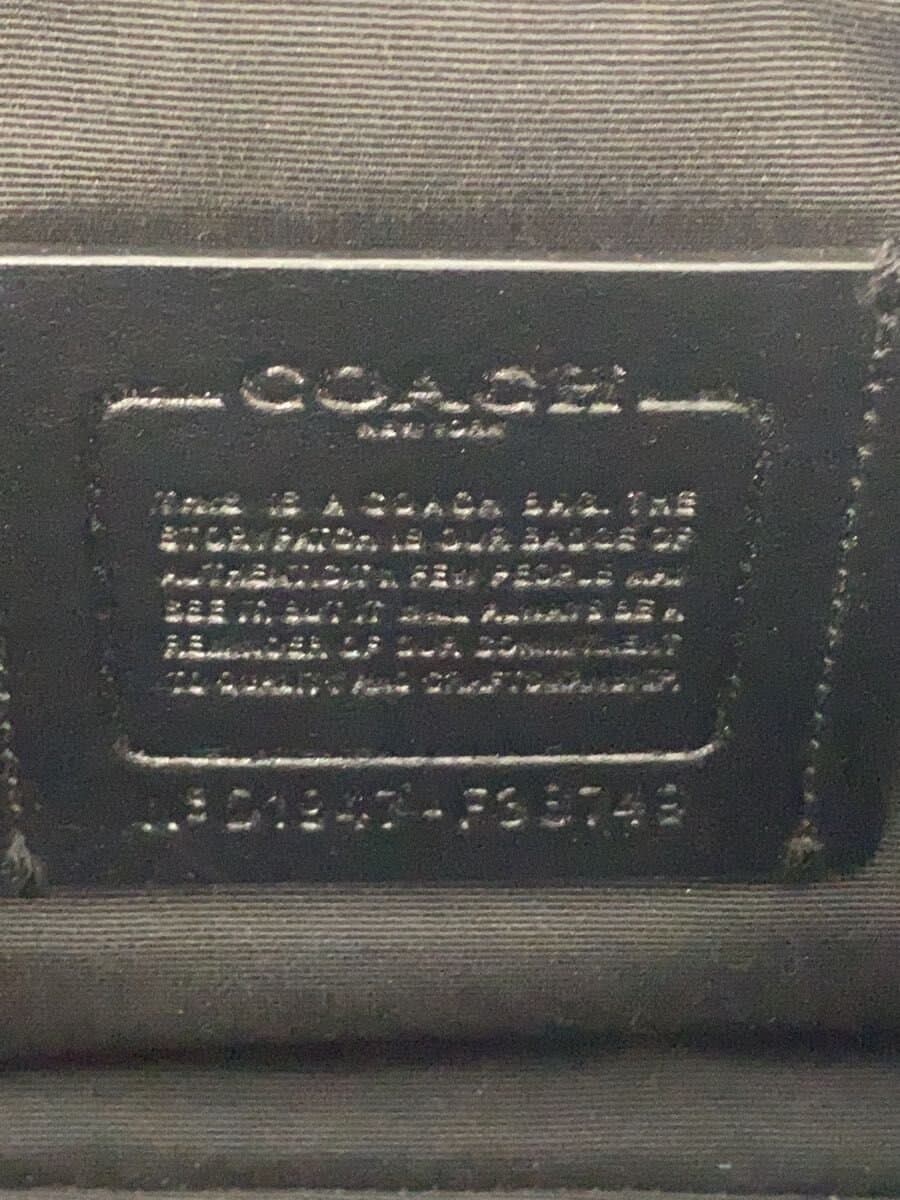 COACH Graham Utility _Signature_Black PVC BLK All Over Pattern 8