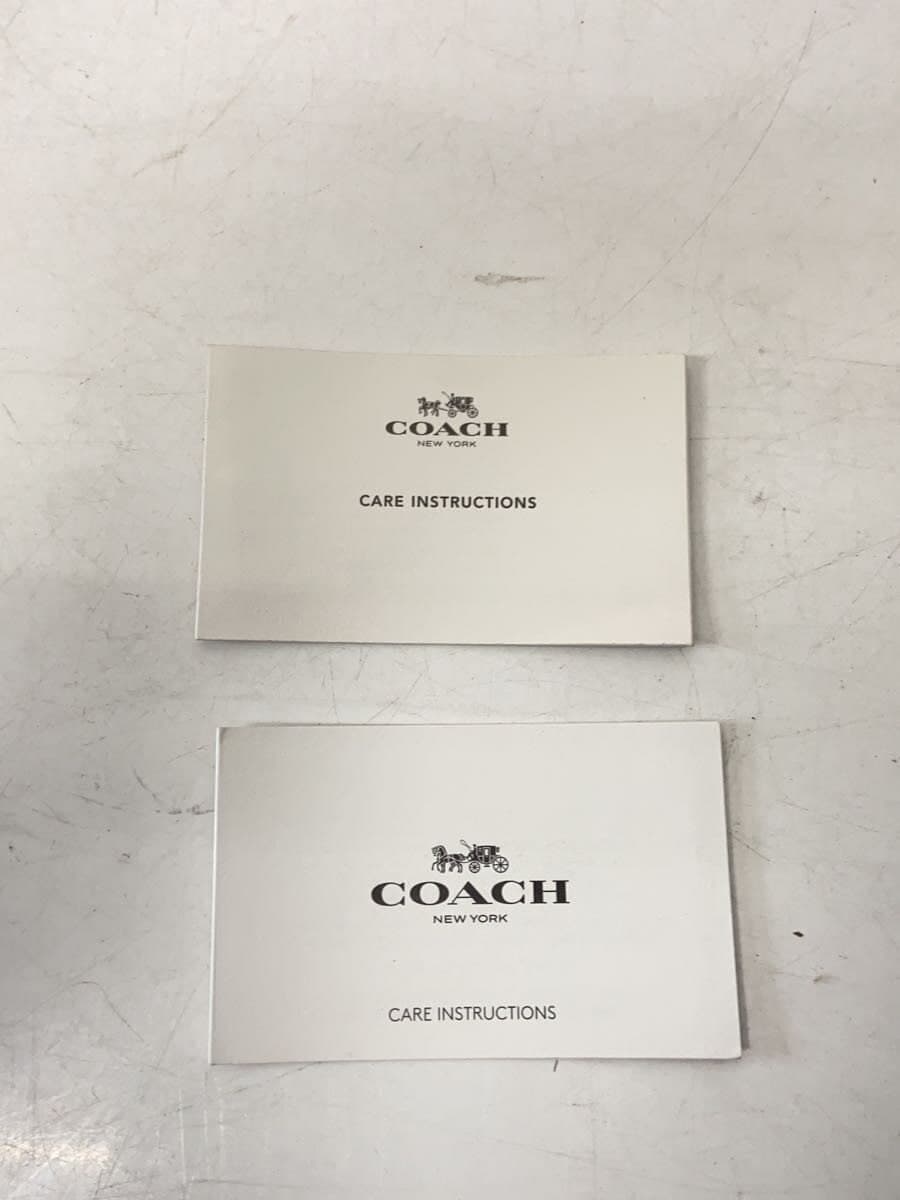 COACH 2WAY Shoulder Bag Leather Navy F11925 8