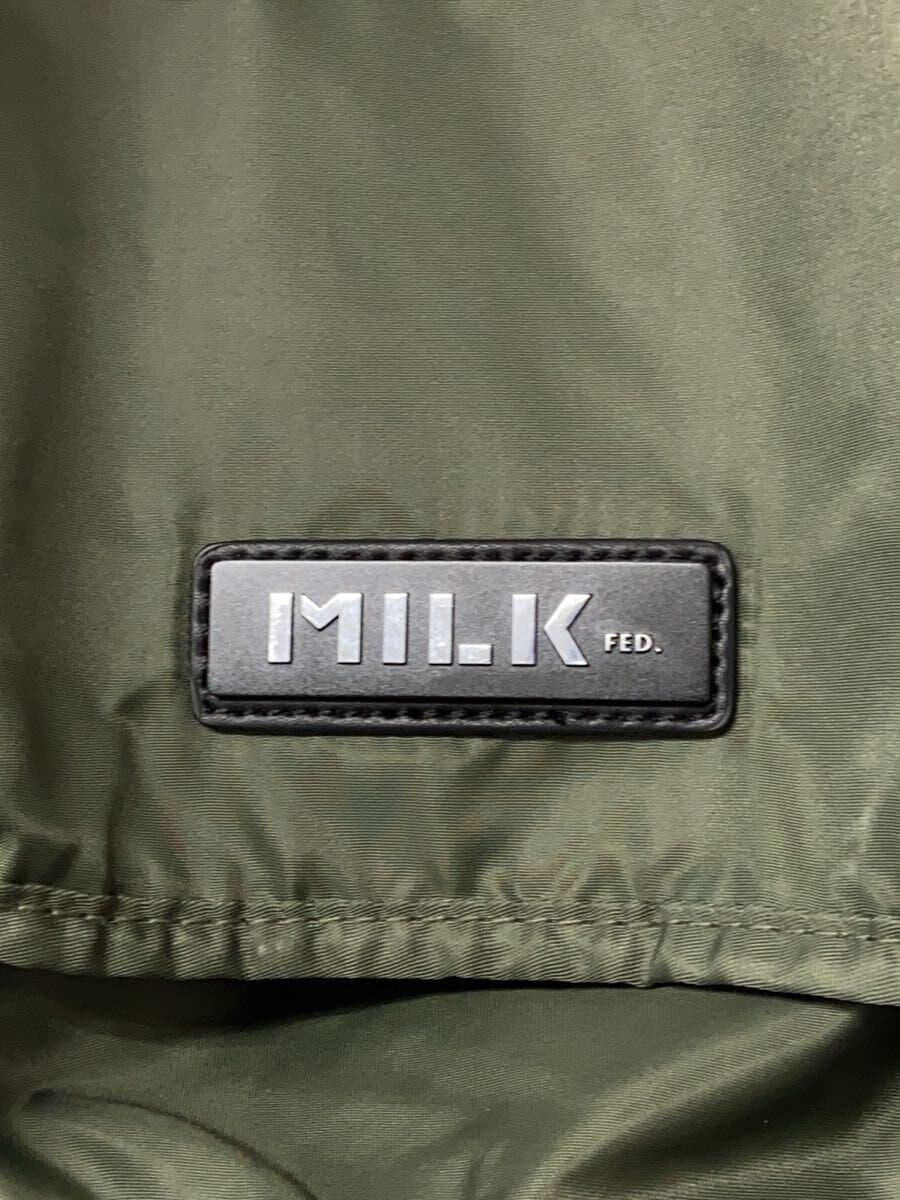 MILK FED. Logo Plate Backpack PVC KHK 103241053005 5