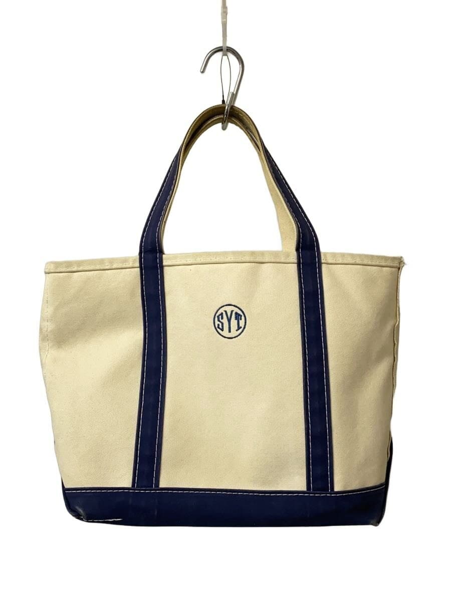 L.L.Bean Tote Bag Canvas Navy 112636