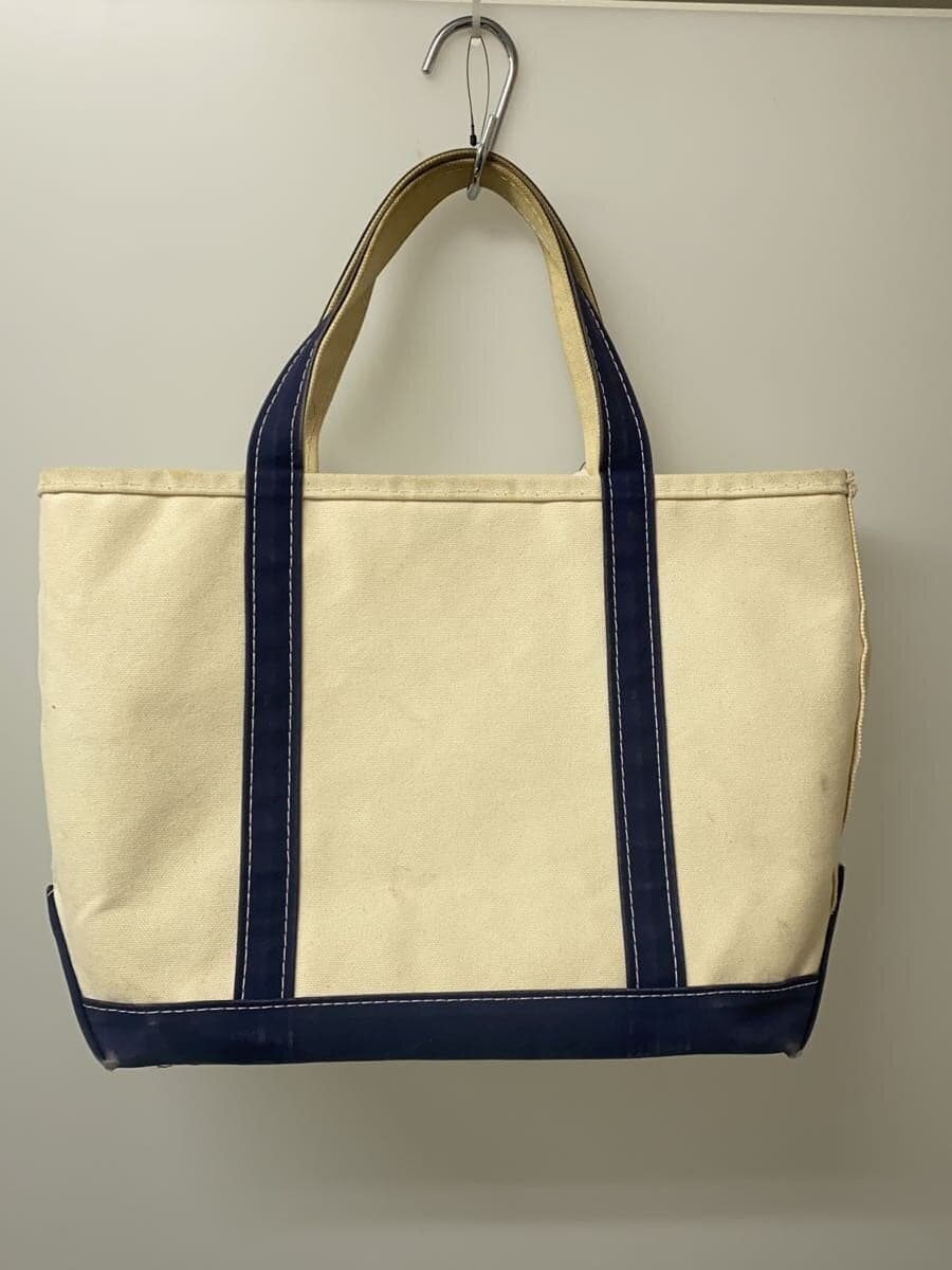 L.L.Bean Tote Bag Canvas Navy 112636 3