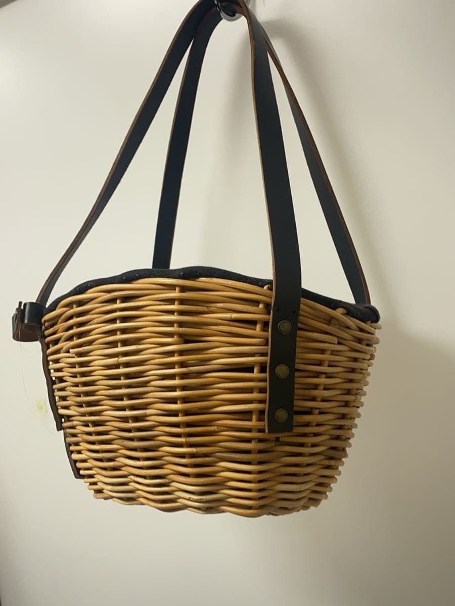 eb･a･gos Basket Bag Leather Black 2