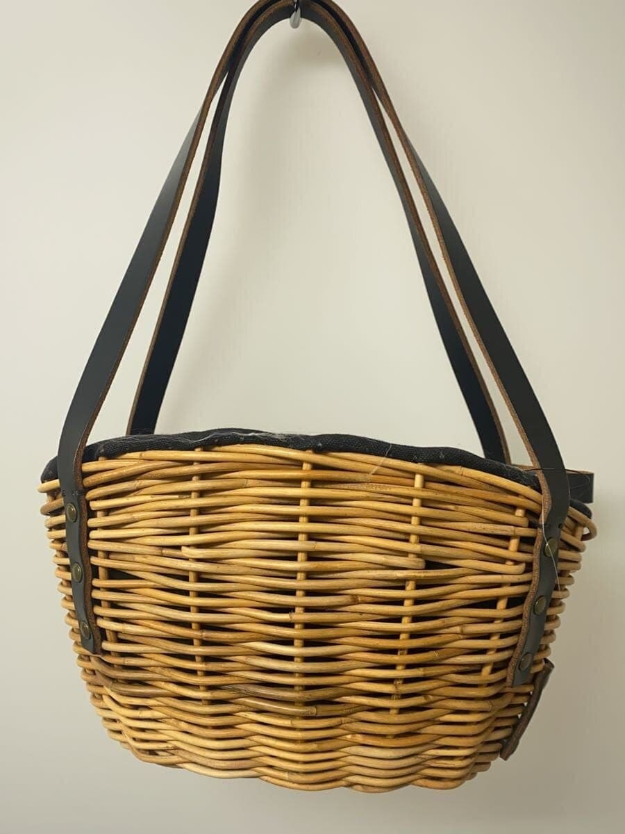 eb･a･gos Basket Bag Leather Black 3