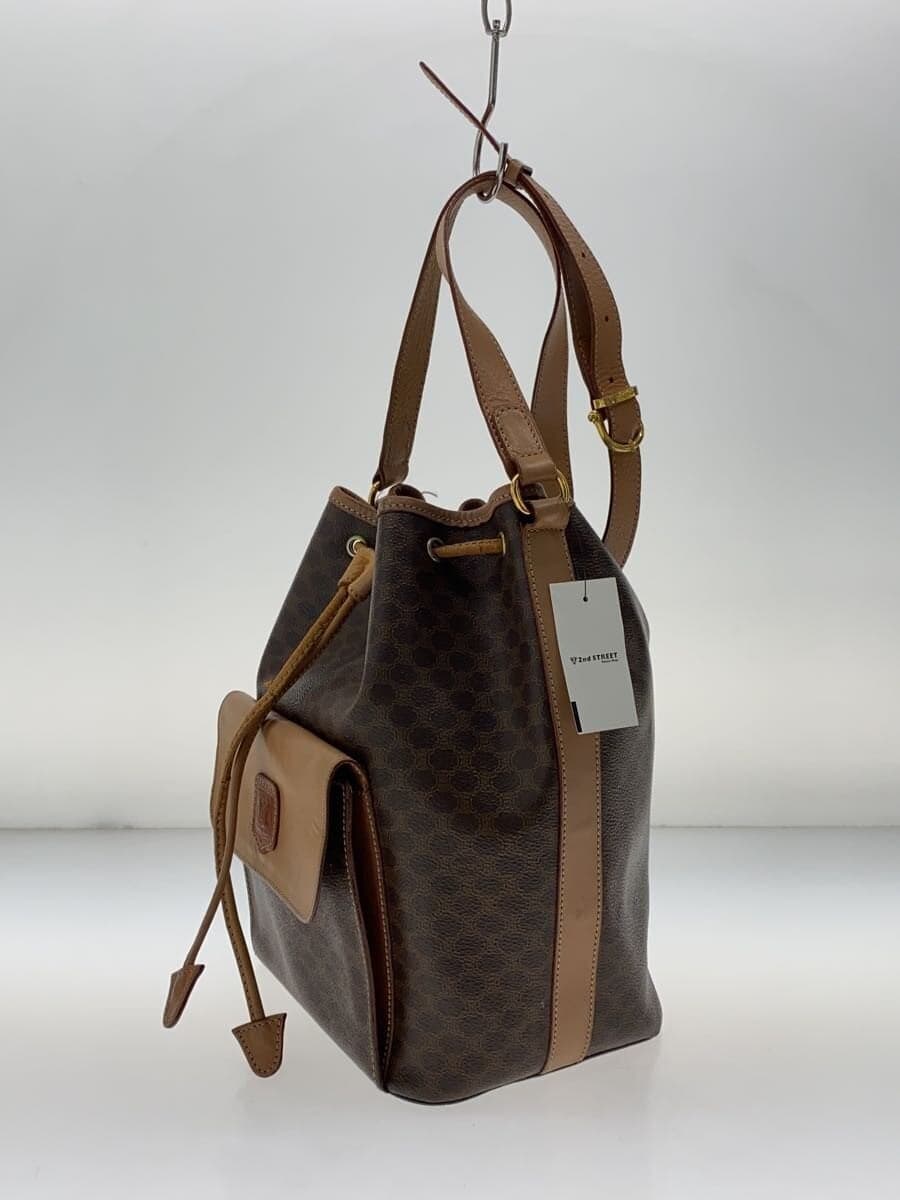 CELINE Shoulder Bag PVC BRW All Over Pattern 2