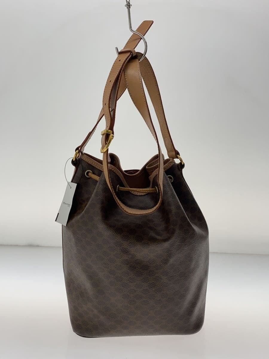 CELINE Shoulder Bag PVC BRW All Over Pattern 3
