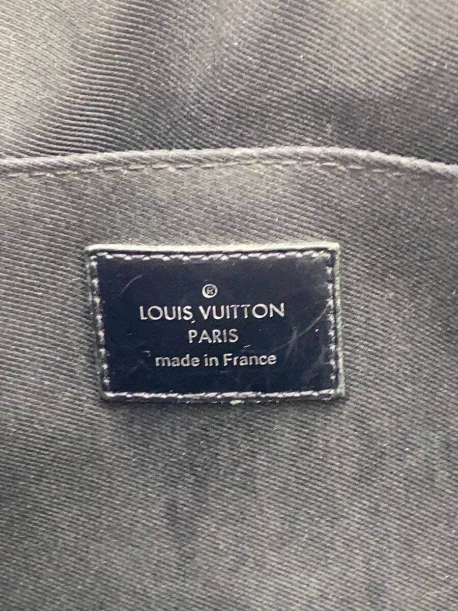 LOUIS VUITTON Pochette Jules GM_Damier Graphite PVC BLK 5