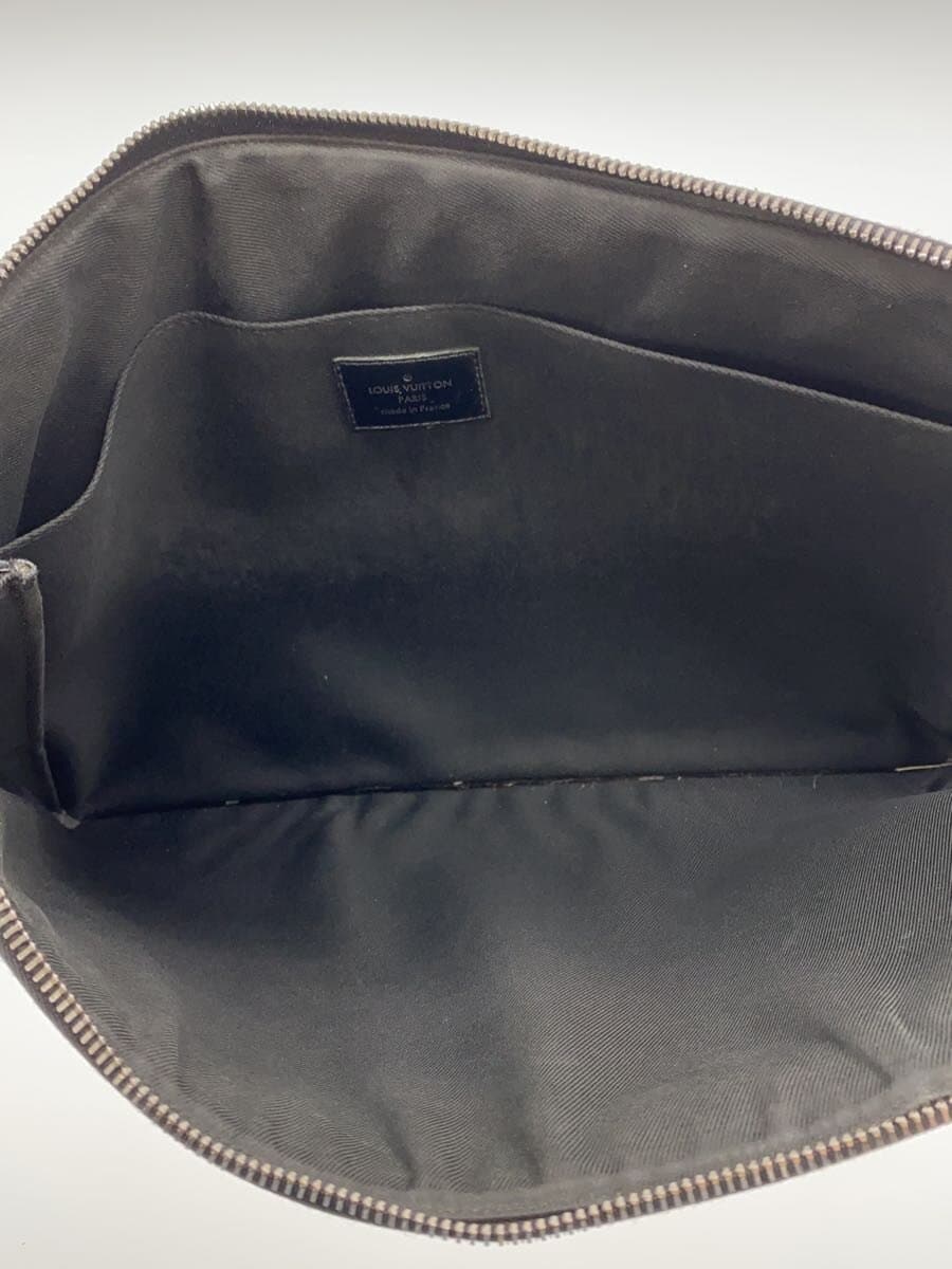 LOUIS VUITTON Pochette Jules GM_Damier Graphite PVC BLK 6