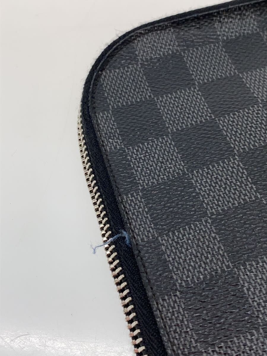 LOUIS VUITTON Pochette Jules GM_Damier Graphite PVC BLK 8
