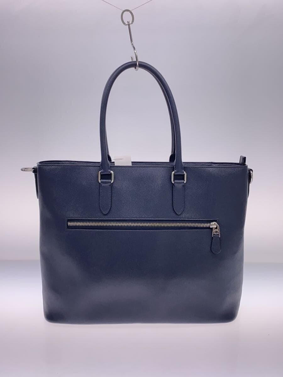 COACH handbag leather NVY f2347-c2842 handle part shows signs of wear 3