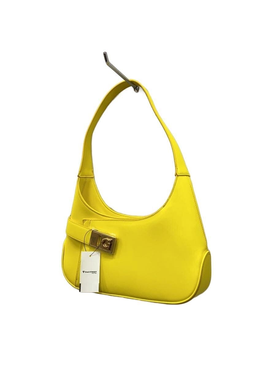 Salvatore Ferragamo Shoulder Bag Leather YLW Solid 220650 2
