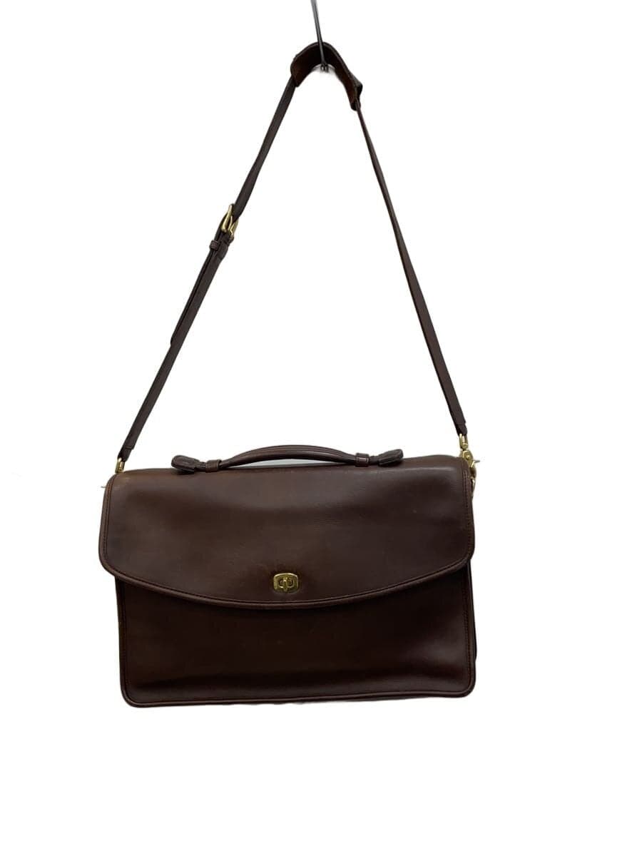 COACH shoulder bag leather BRW plain L6C5265