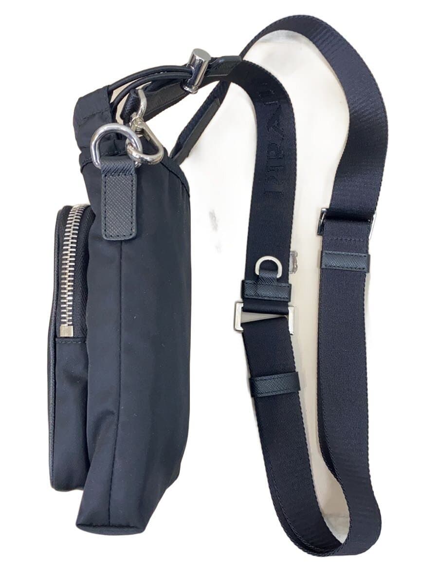 PRADA Shoulder Bag Nylon Black Solid 2ZH155 2