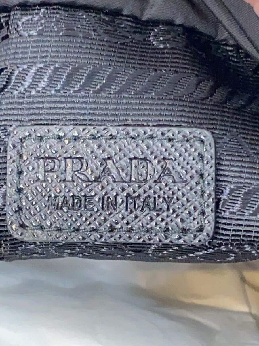 PRADA Shoulder Bag Nylon Black Solid 2ZH155 5