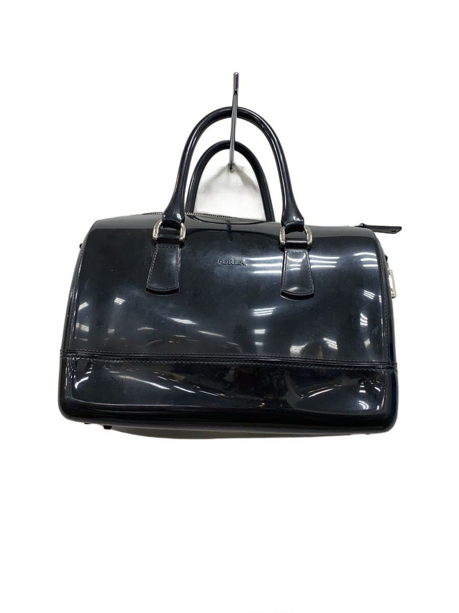 FURLA handbag enamel black