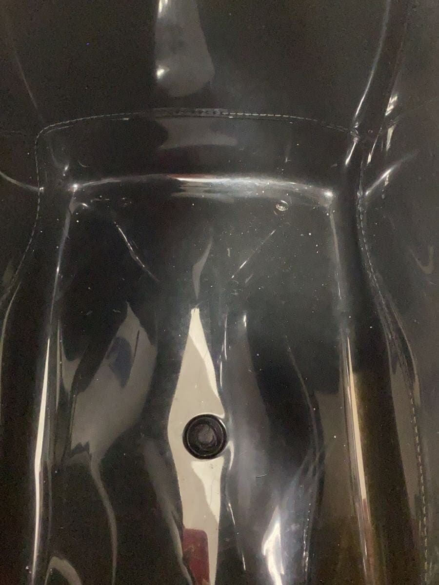 FURLA handbag enamel black 7