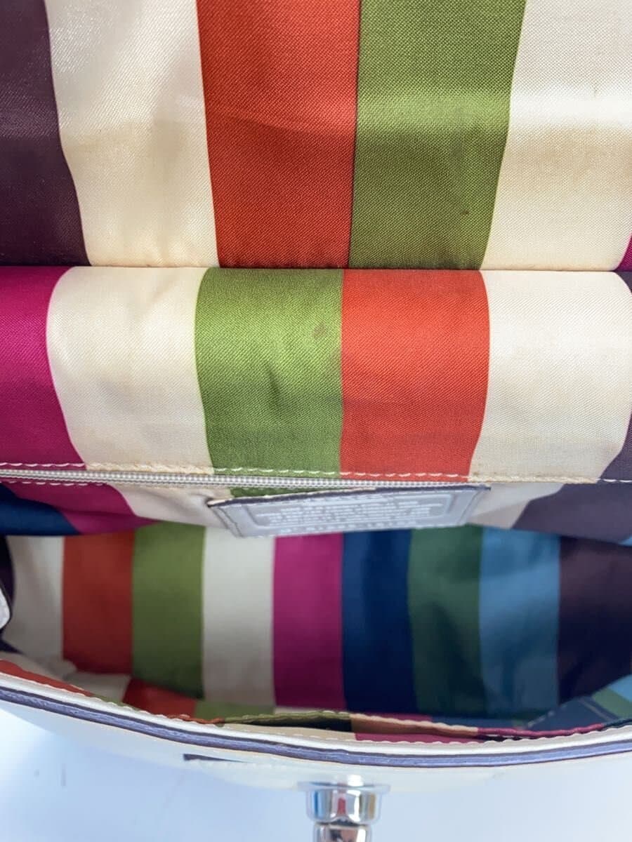 COACH Shoulder Bag_All Leather Leather WHT 6