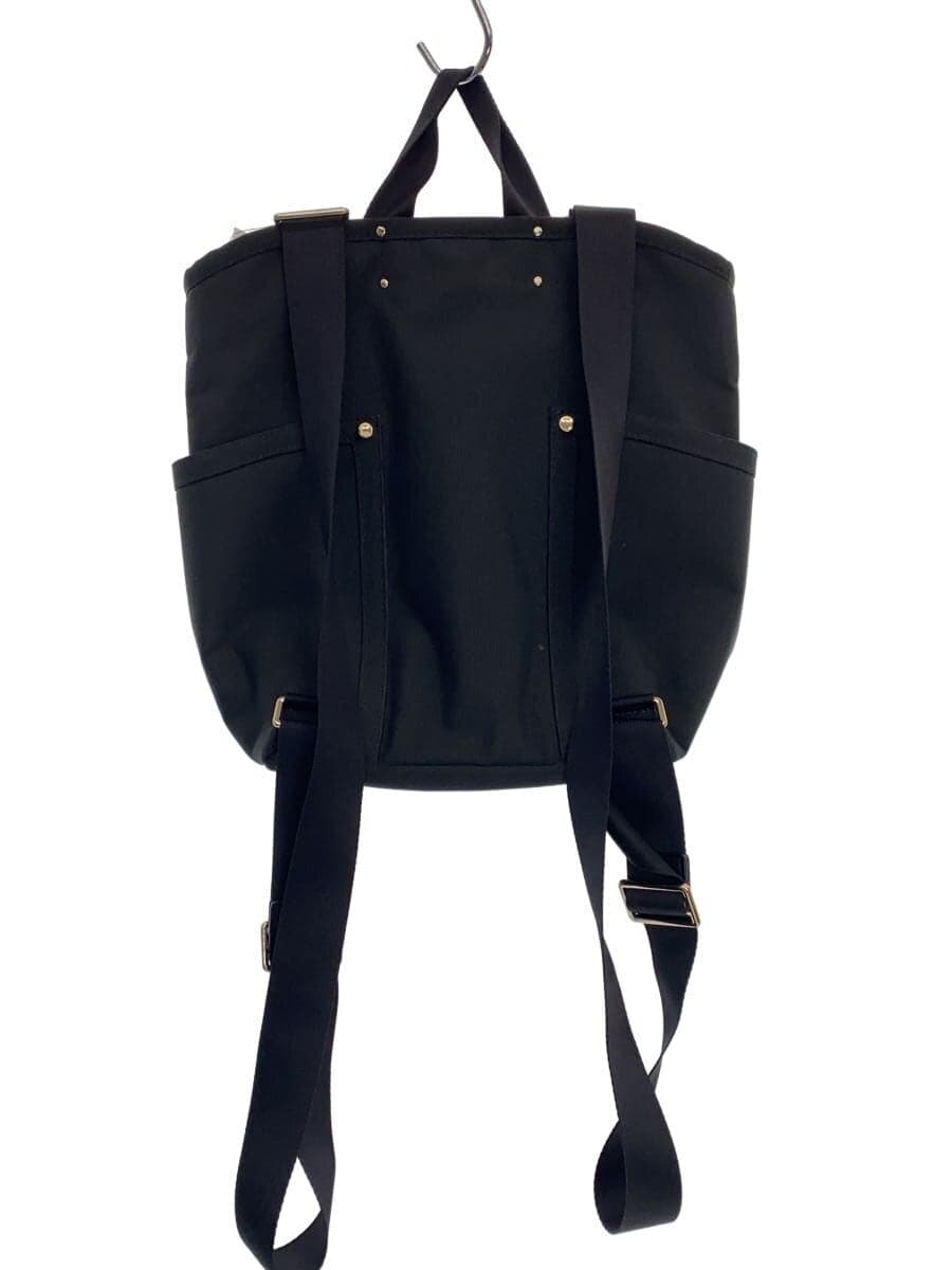 LANVIN en Bleu Backpack Nylon BLK Solid 481612 3