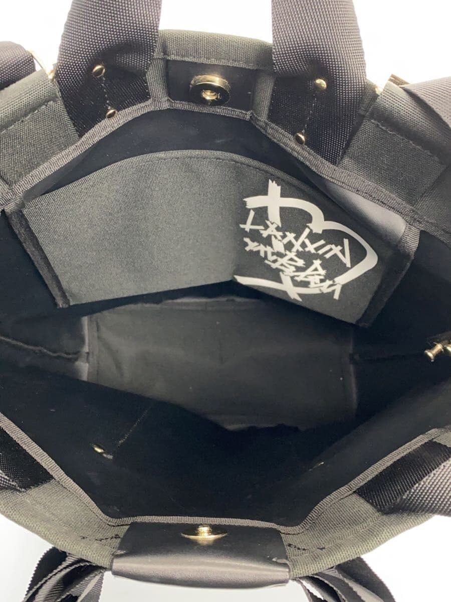 LANVIN en Bleu Backpack Nylon BLK Solid 481612 6