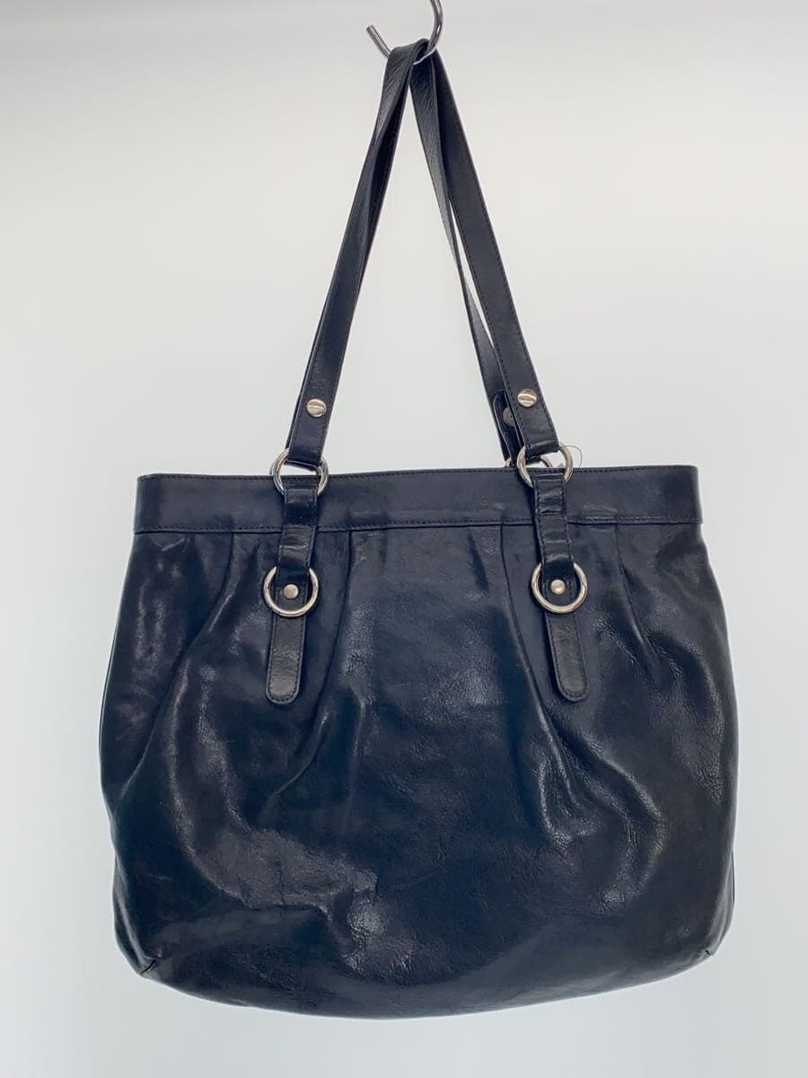 FURLA Tote Bag Leather BLK Solid 3