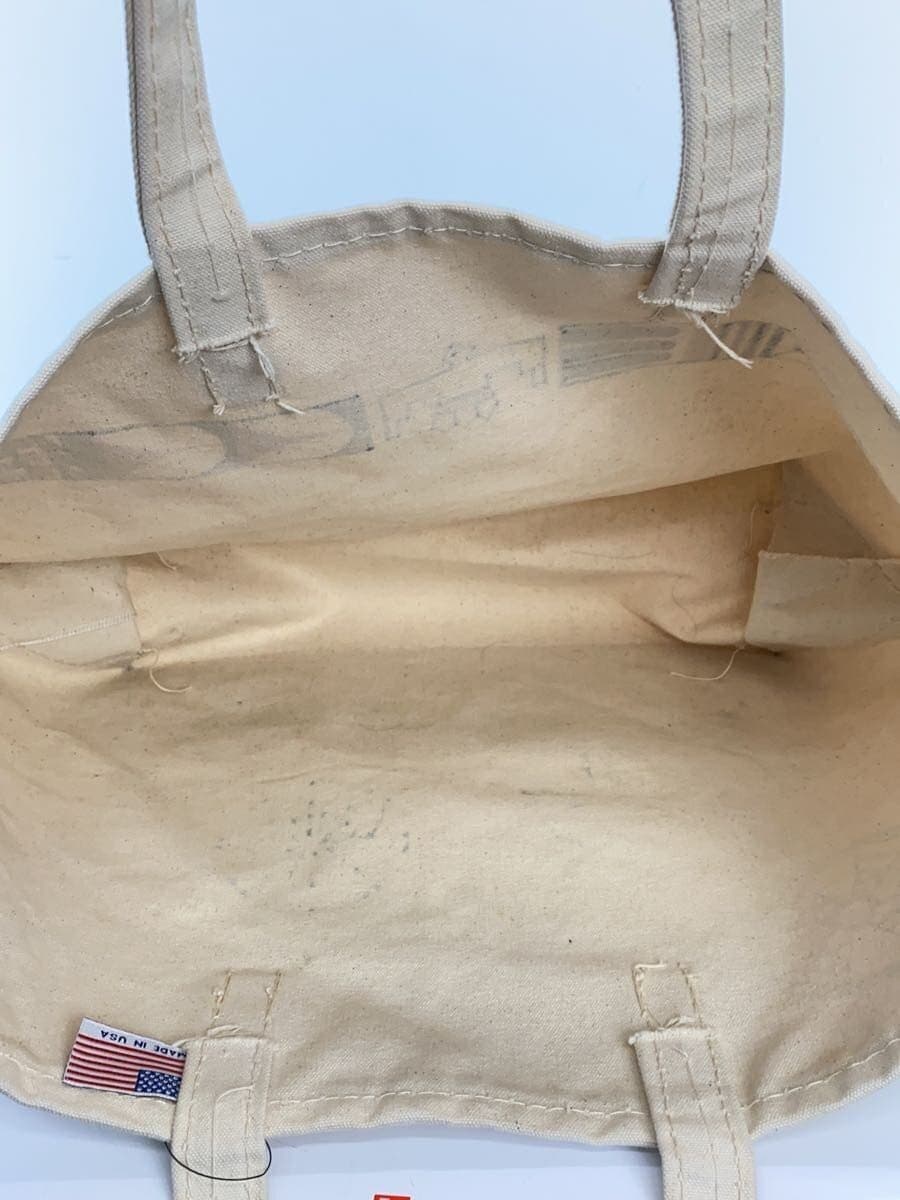 SALTWATER COWBOY Tote Bag Canvas BEG 5