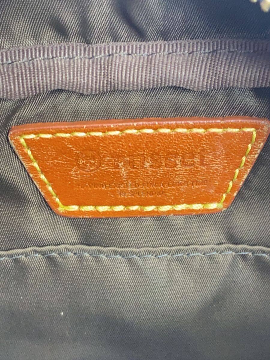 russet Shoulder Bag Nylon NVY All Over Pattern 5