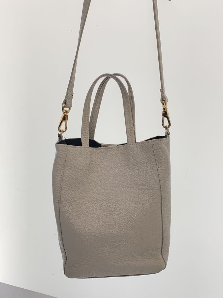 VIOL Ad’ORO2-Way Shoulder Bag Leather GRY 3