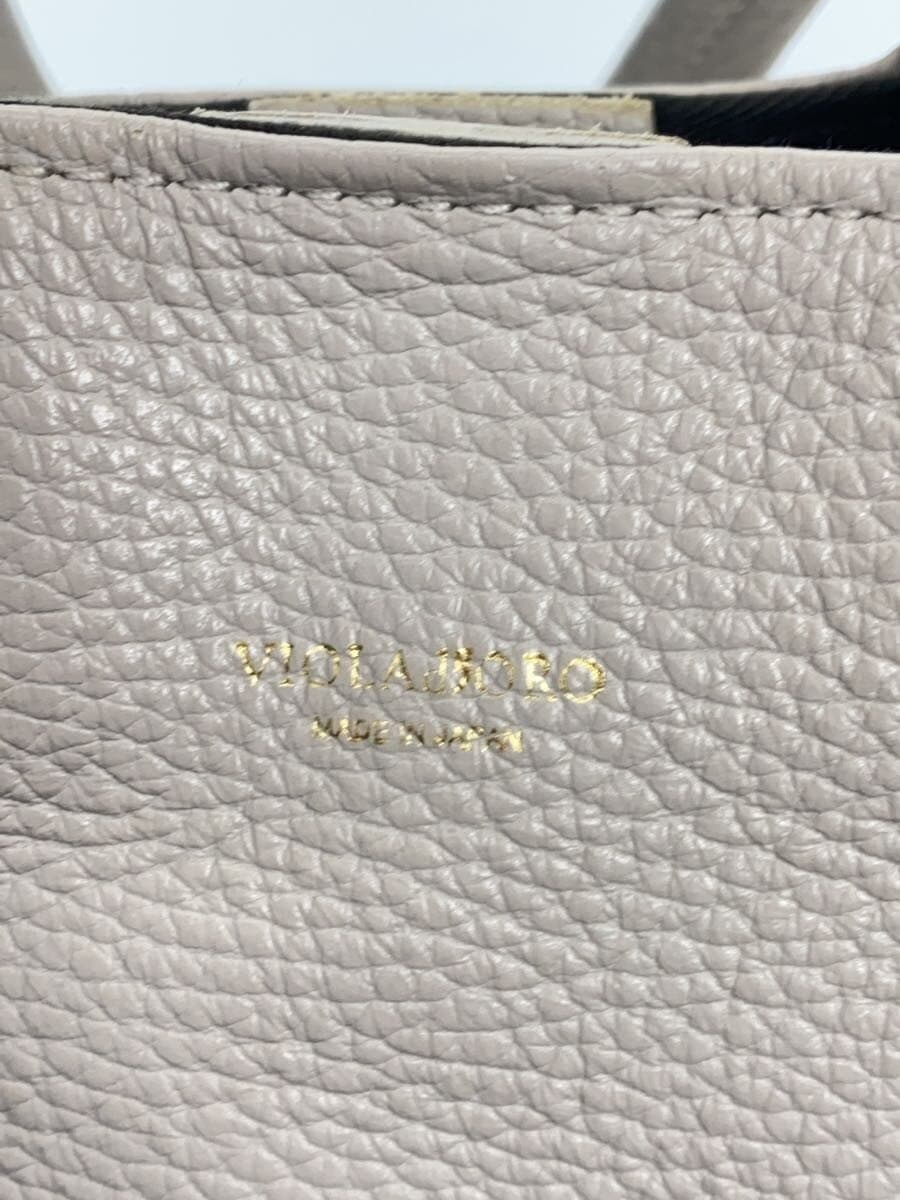 VIOL Ad’ORO2-Way Shoulder Bag Leather GRY 5