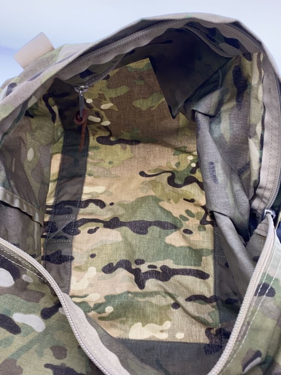 GREGORY Pull Down Tote Bag Old Logo Nylon Multicolor Camouflage Condition 6