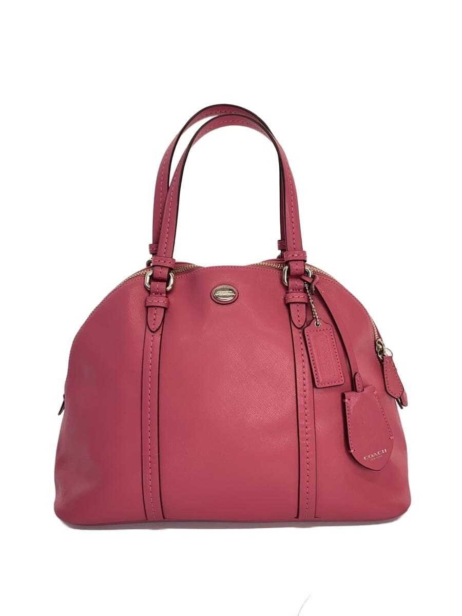 COACH Handbag_All Leather Leather PNK Solid