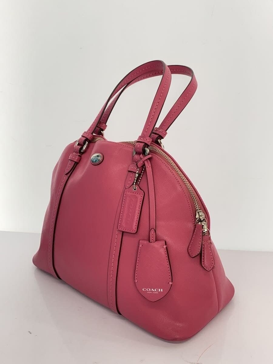 COACH Handbag_All Leather Leather PNK Solid 2