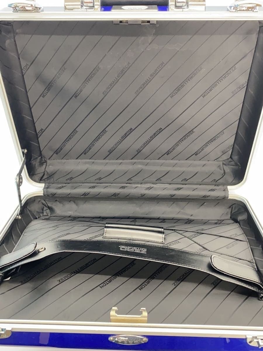 ZERO HALLIBURTON Attache Case BLU Solid 6